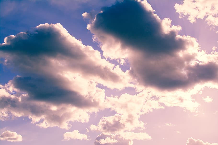 clouds, sky, sunshine, sunset, summer, purple, cloud - sky HD wallpaper