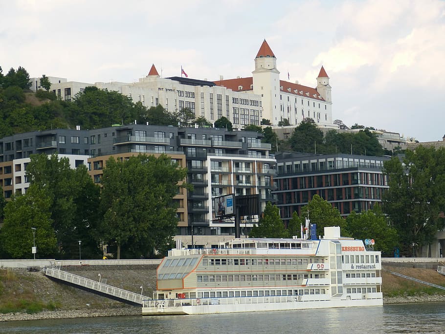 bratislava, slovakia, city, castle, fortress, capital, historically