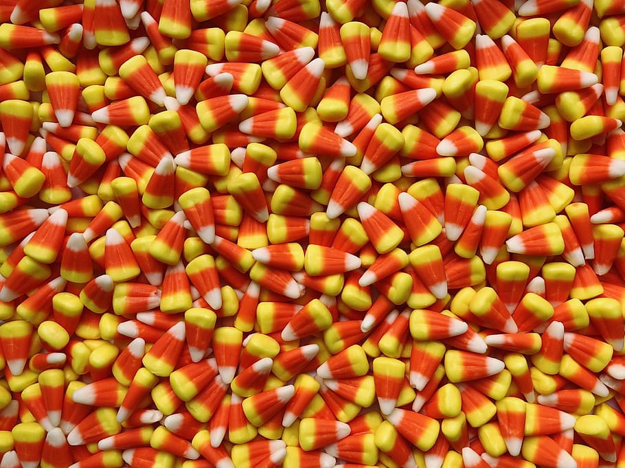Hd Wallpaper Candy Corn Halloween Treat Candies Seasonal Full