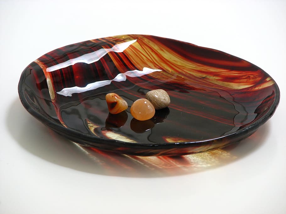 Shell, Brown, Gems, Still Life, lichtspiel, precious, glass HD wallpaper