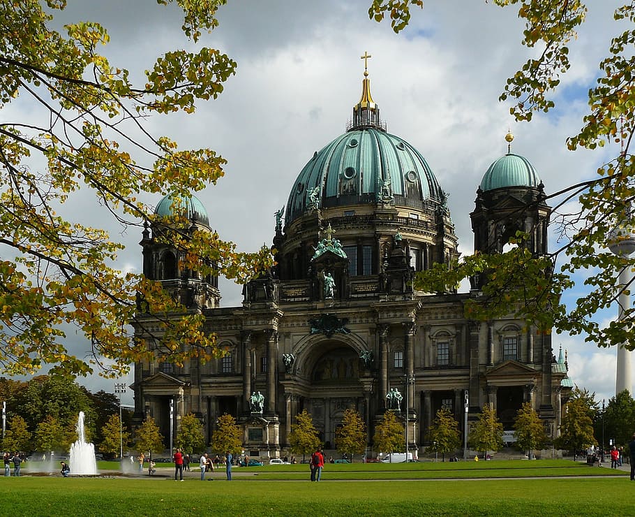 berlin, dom, old, building, architecture, church, dome, historically HD wallpaper