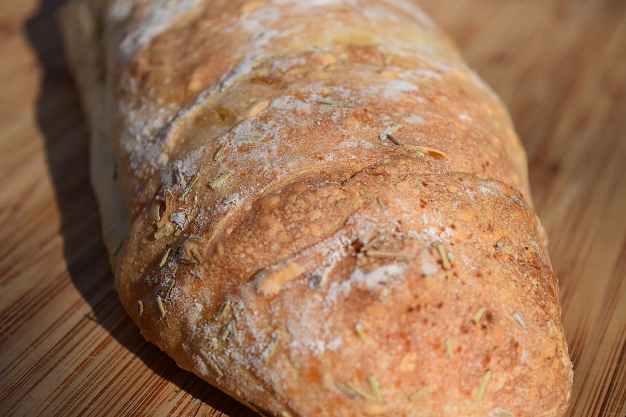 bread, bake, food, food and drink, close-up, freshness, loaf of bread HD wallpaper