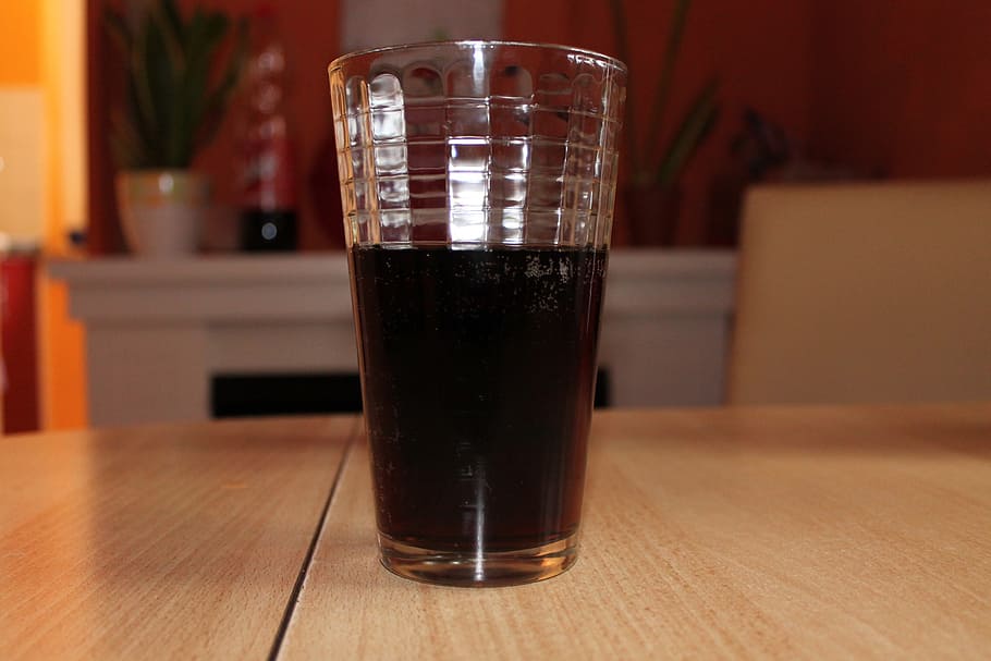 glass, cola, drink, food and drink, refreshment, indoors, table HD wallpaper