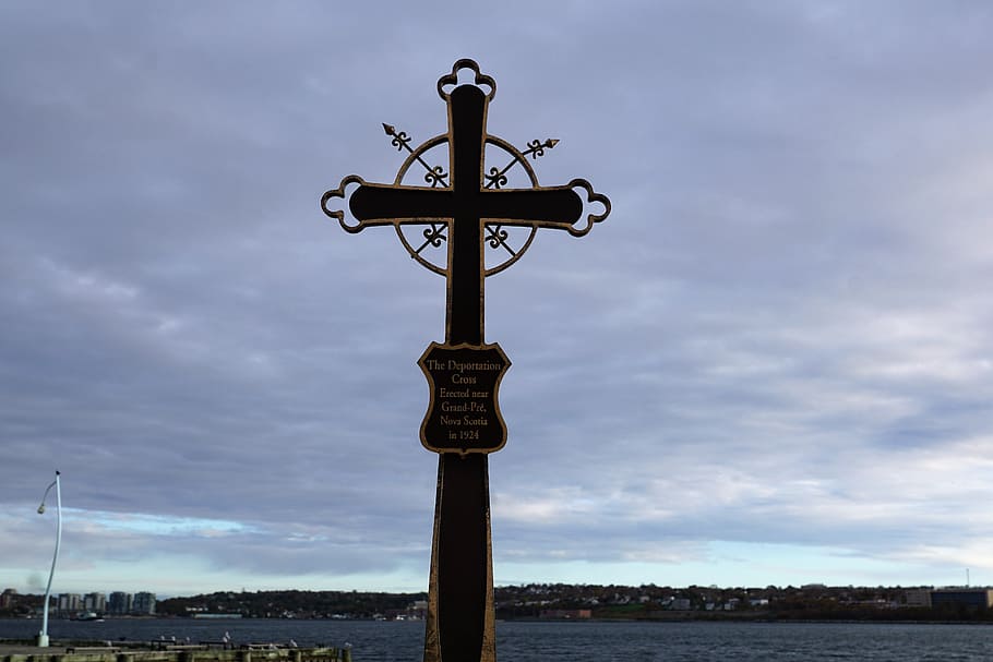 Cross, Halifax, Canada, City, titanik, holy, faith, jesus, crucifixion HD wallpaper