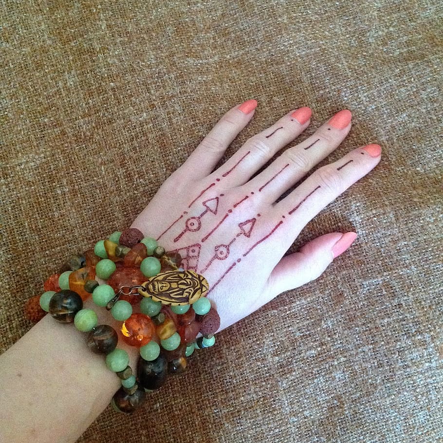 Boho, bangls, sleepingfairy, human hand, indoors, human body part HD wallpaper