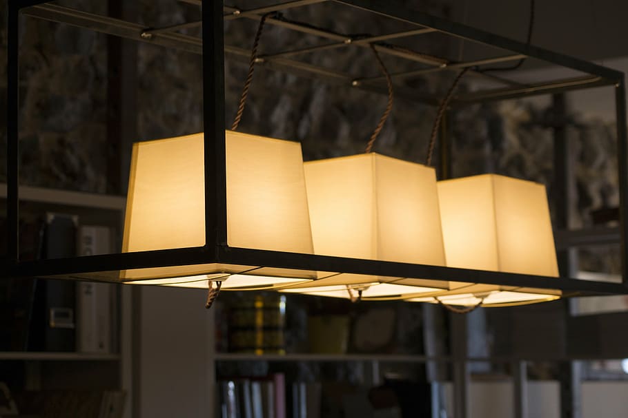 lamp, design, house, lighting equipment, illuminated, no people HD wallpaper