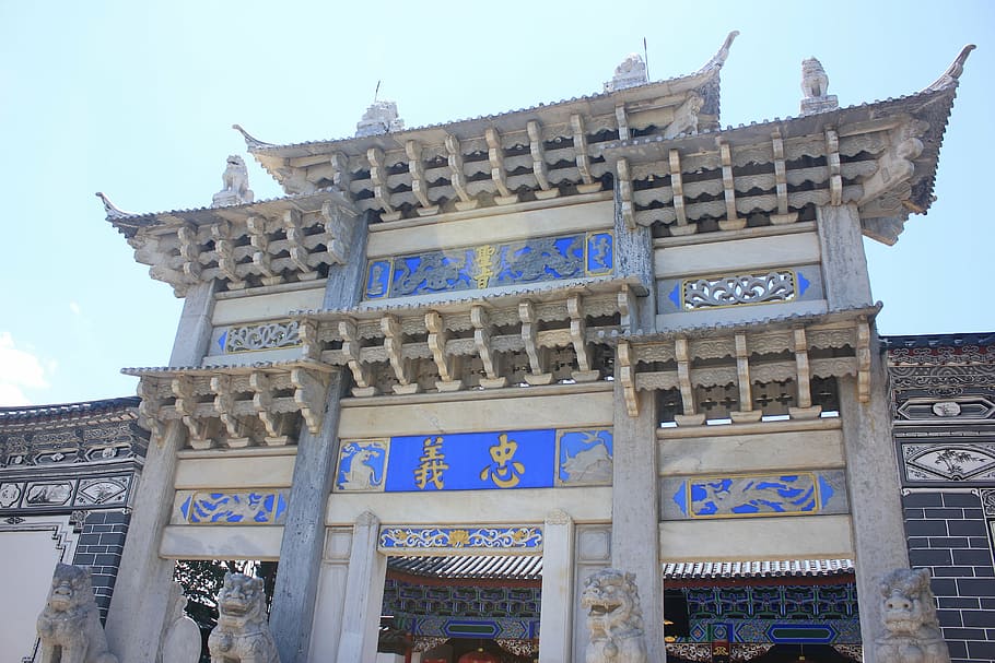 lijiang, wooden house, zhong yi, classical, architecture, built structure