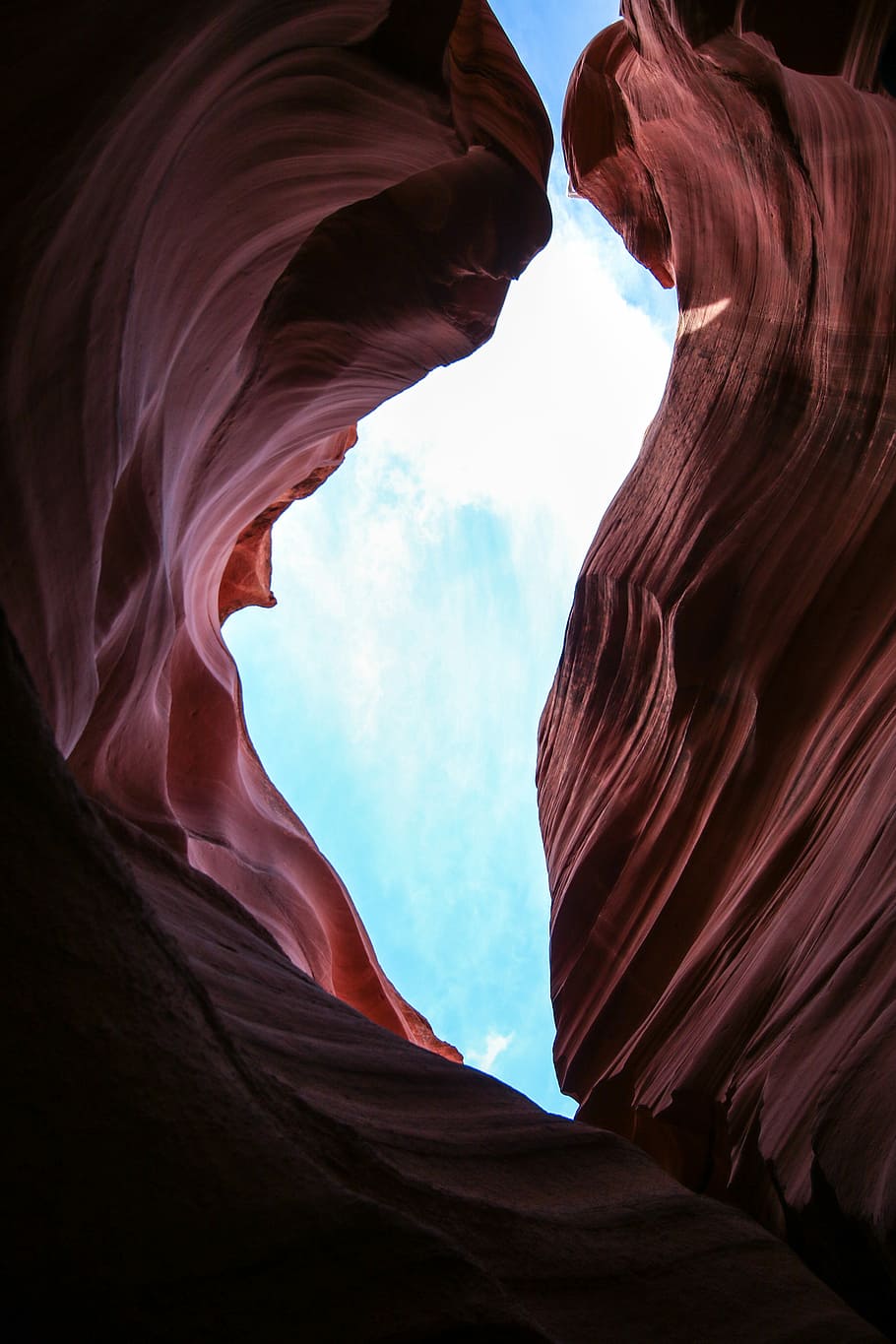 brown rocky terrain, Antelope Canyon, Arizona, moutain, layers HD wallpaper