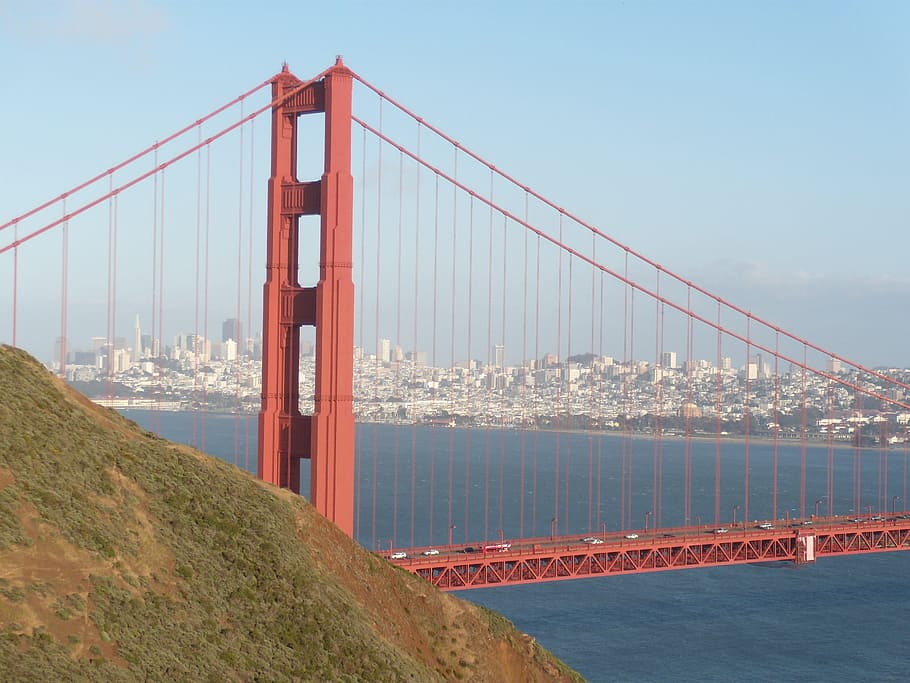 San Francisco, City, Bridge, san från, golden gate, architecture, HD wallpaper