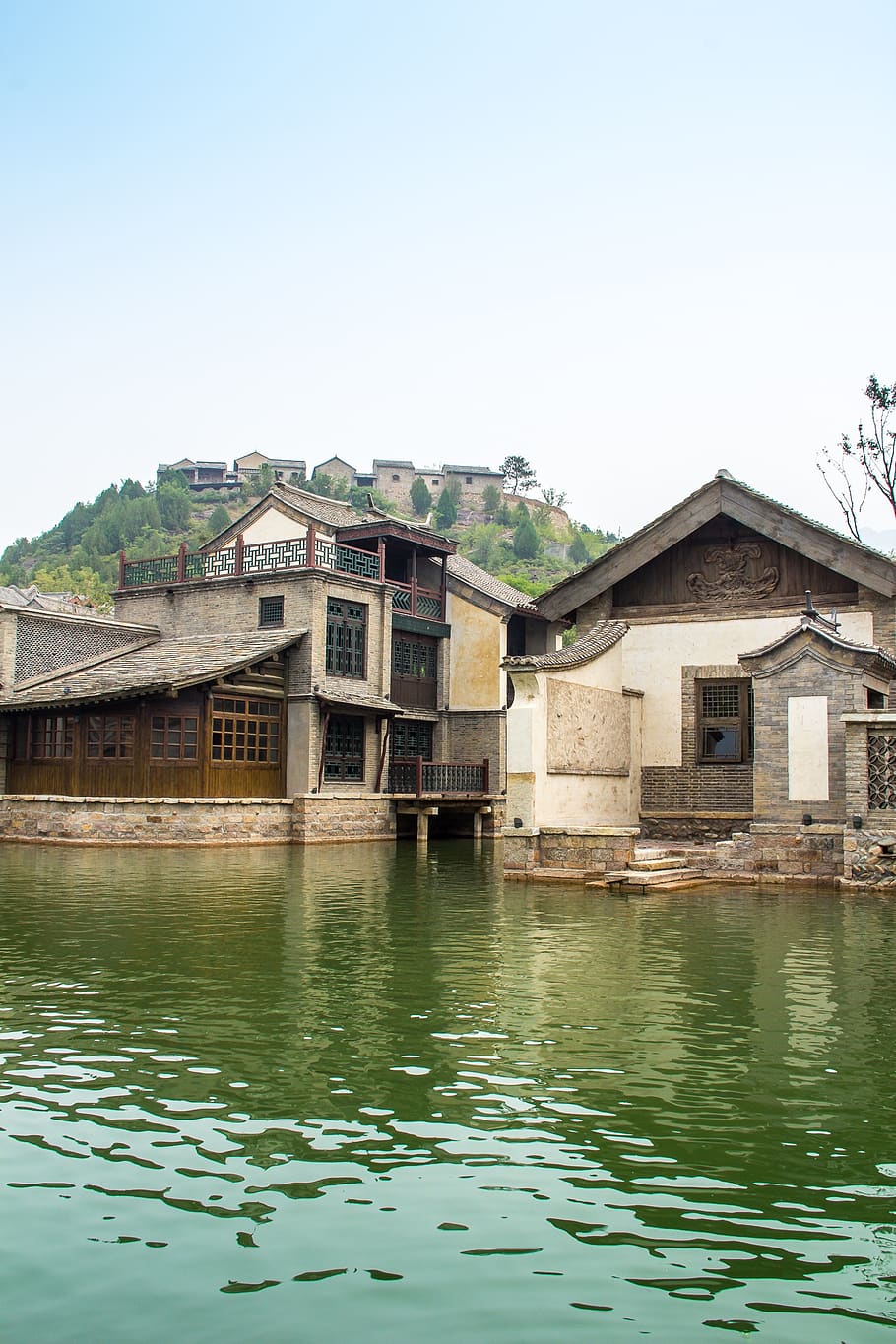 miyun, water, town, architecture, built structure, building exterior HD wallpaper