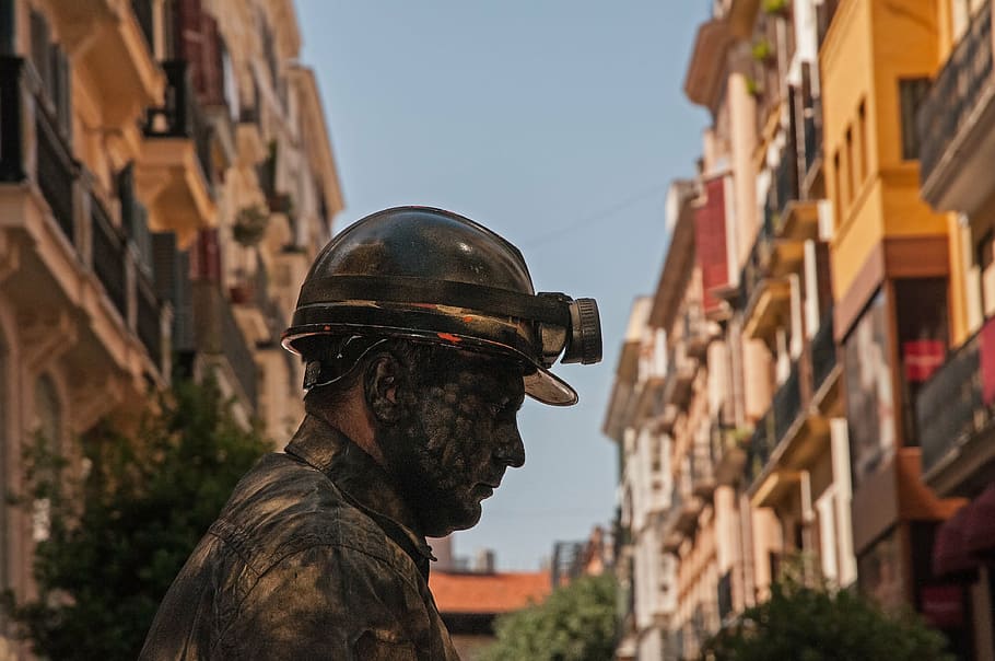 miners, mining, artists, man, face, person, human, view, head HD wallpaper