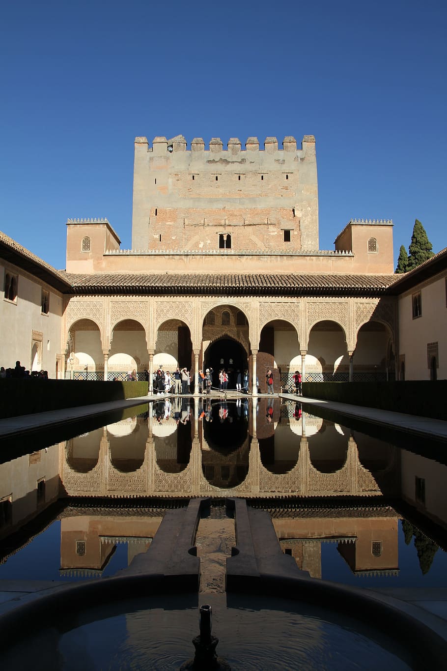 alhambra, palace, spain, granada, architecture, landmark, andalusia, HD wallpaper