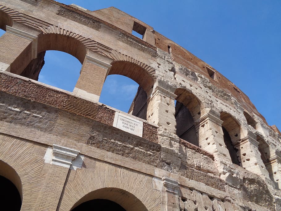 rome, monument, colosseum, arch, architecture, history, the past HD wallpaper
