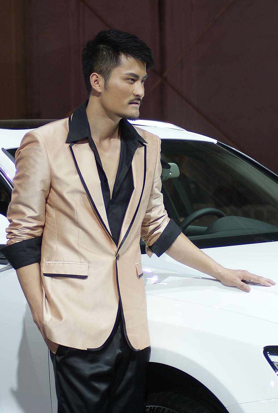 handsome guy, cold, model, car, young adult, motor vehicle HD wallpaper