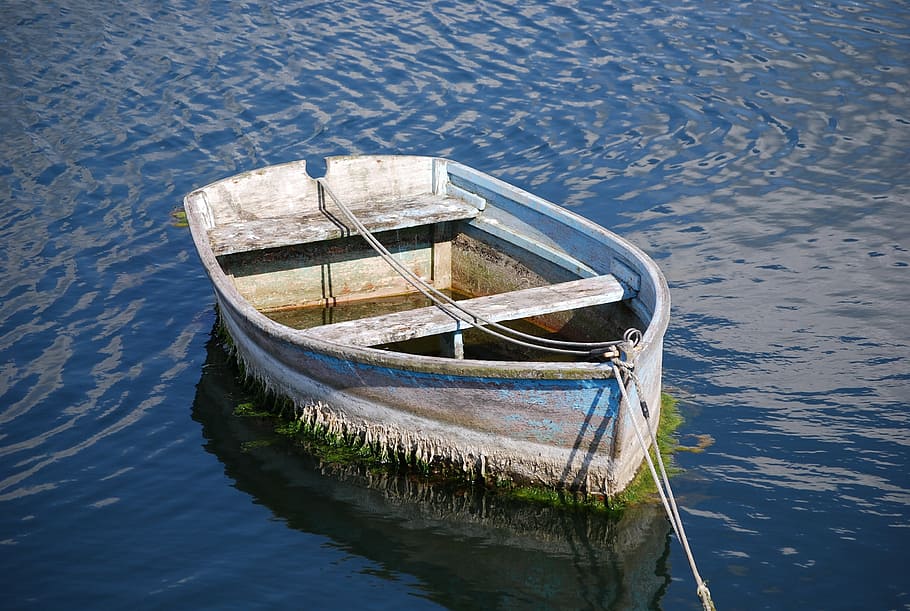 brown boat on body of water during daytime, sea, nautical Vessel HD wallpaper