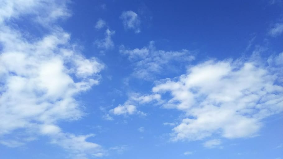 Sky, Blue Sky, Cloud, Beautiful, summer, refreshing, natural HD wallpaper