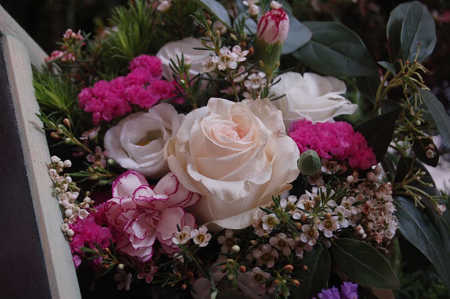 flower, bouquet de fleurs, floral, flower arrangement, bloom, HD wallpaper