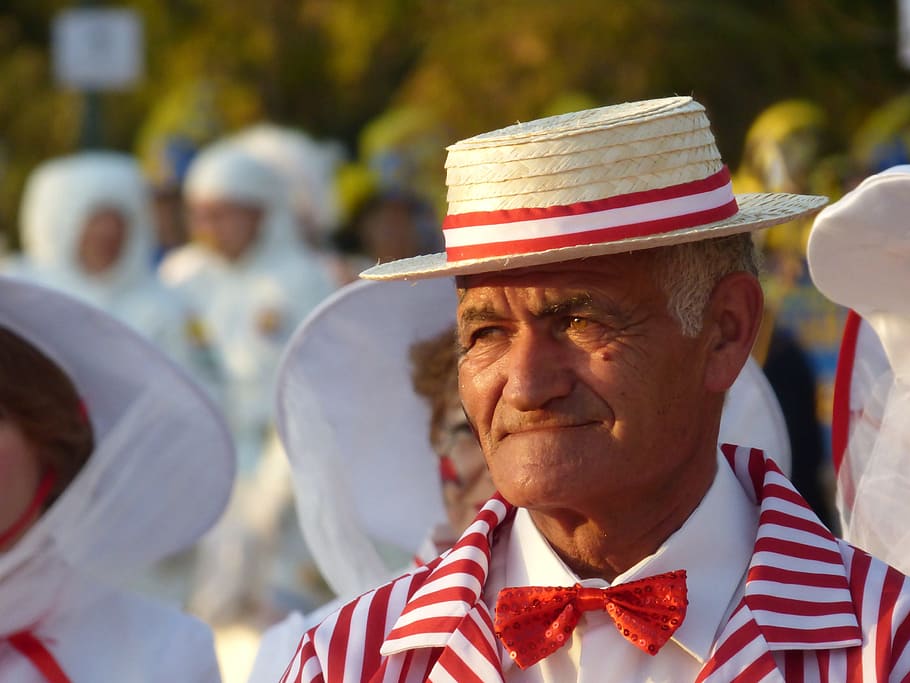 Carnival, Old, Man, Hat, Costume, headshot, one man only, only men HD wallpaper