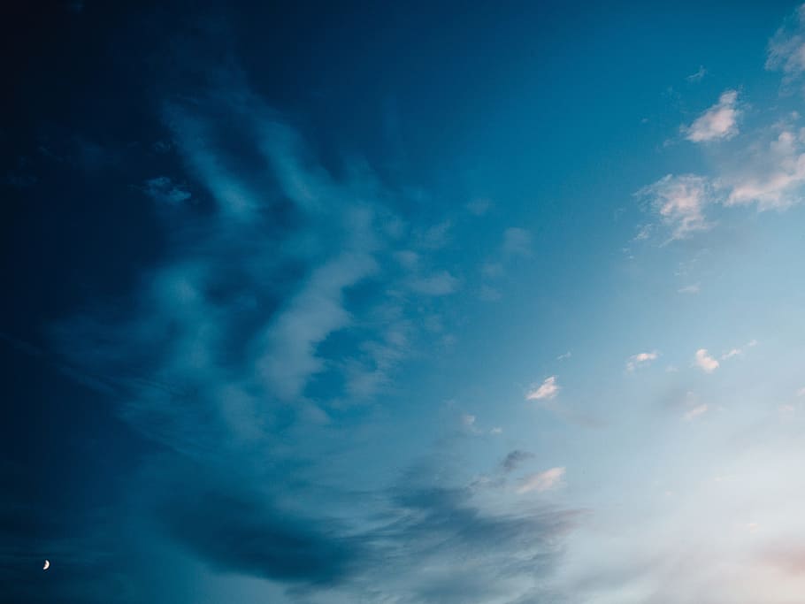 blue, sky, clouds, nature, sunshine, summer, cloud - sky, beauty in nature HD wallpaper
