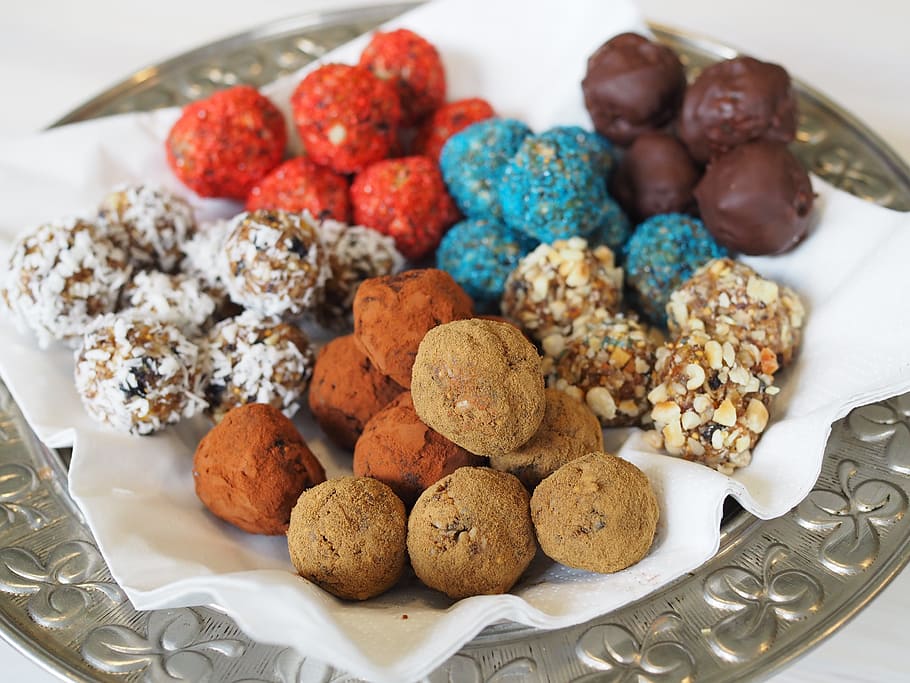 rawbollar, candy, chocolate, coconut, licorice, food, food and drink HD wallpaper