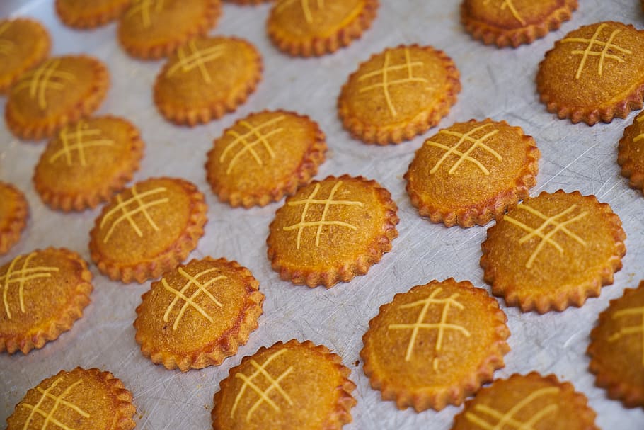 cookies, sweet, pattern, macro, brown, food, gourmet, photography HD wallpaper