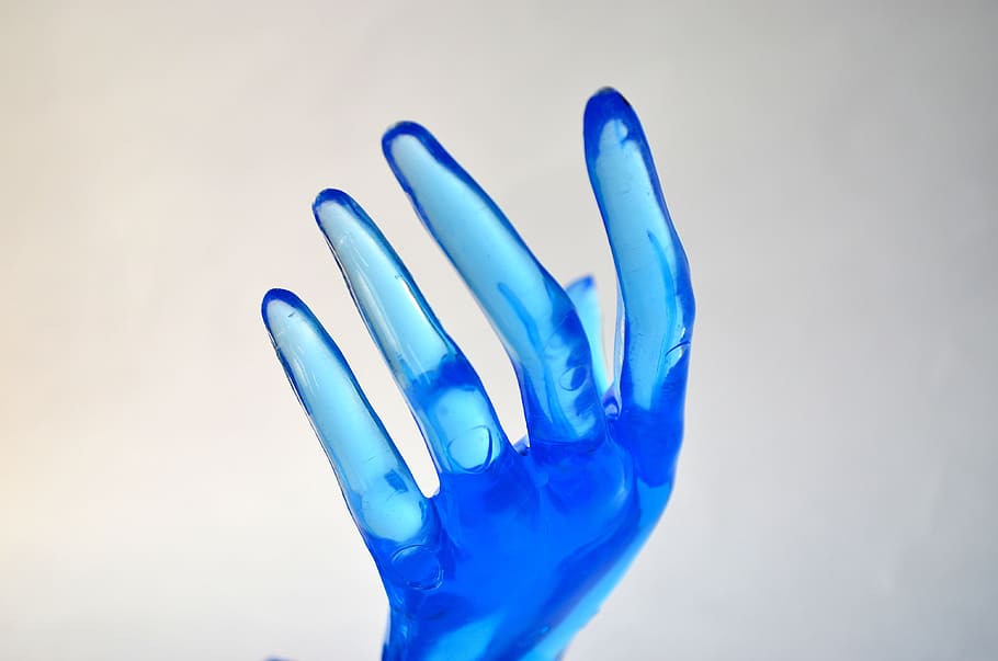 hand, thumb, fingers, plastic, blue, human, symbol, gesturing HD wallpaper
