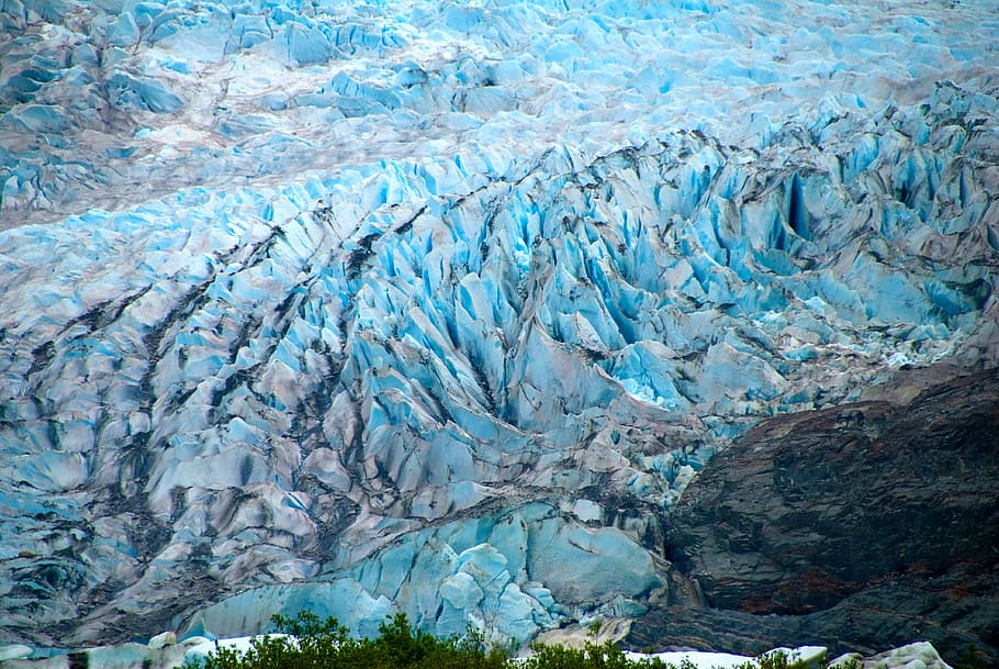 alaska, ice, glacier, cold temperature, beauty in nature, winter HD wallpaper