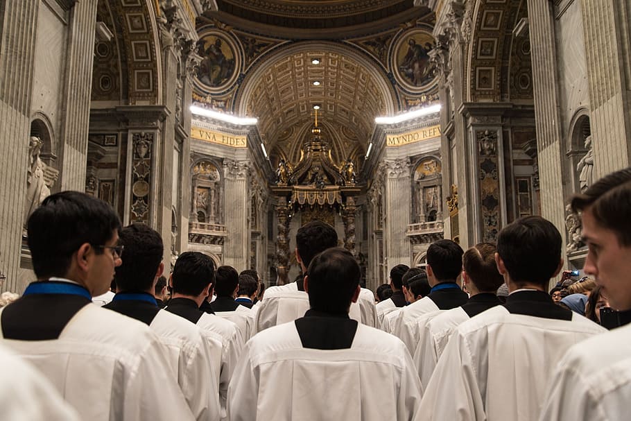 san pedro, catholics, rome, group of people, religion, spirituality HD wallpaper