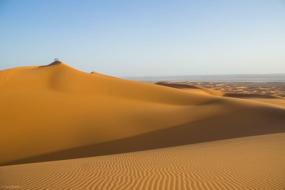 landscape photography of desert, Sand Desert photography, dune HD wallpaper