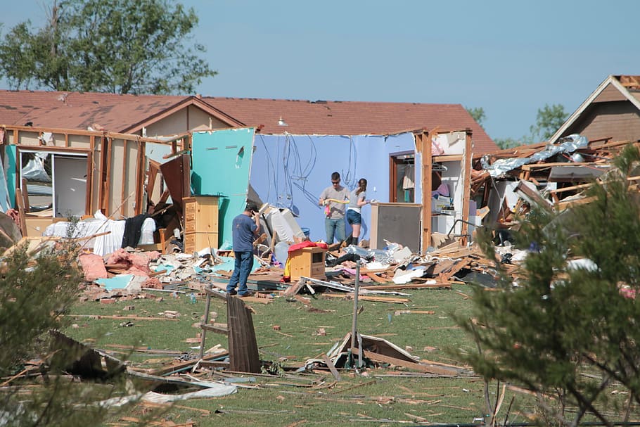 moore, oklahoma, tornado, disaster, ruin, natural disaster HD wallpaper