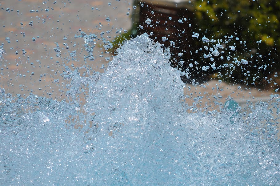 water, spatter, summer, high angle view, no people, splashing HD wallpaper