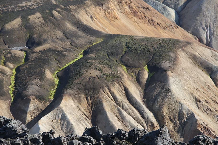 Icelandic, Landscape, Desert, nature, mountain, scenics, geology HD wallpaper