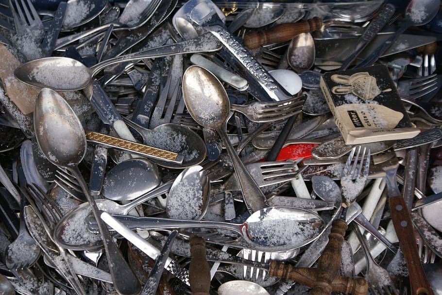 waste bins, iron, batch, industry, old, full frame, backgrounds HD wallpaper
