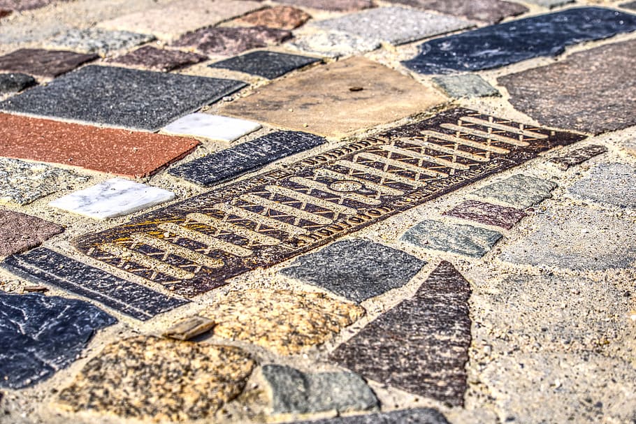 pattern, structure, background, stone, brick, concrete, patch HD wallpaper
