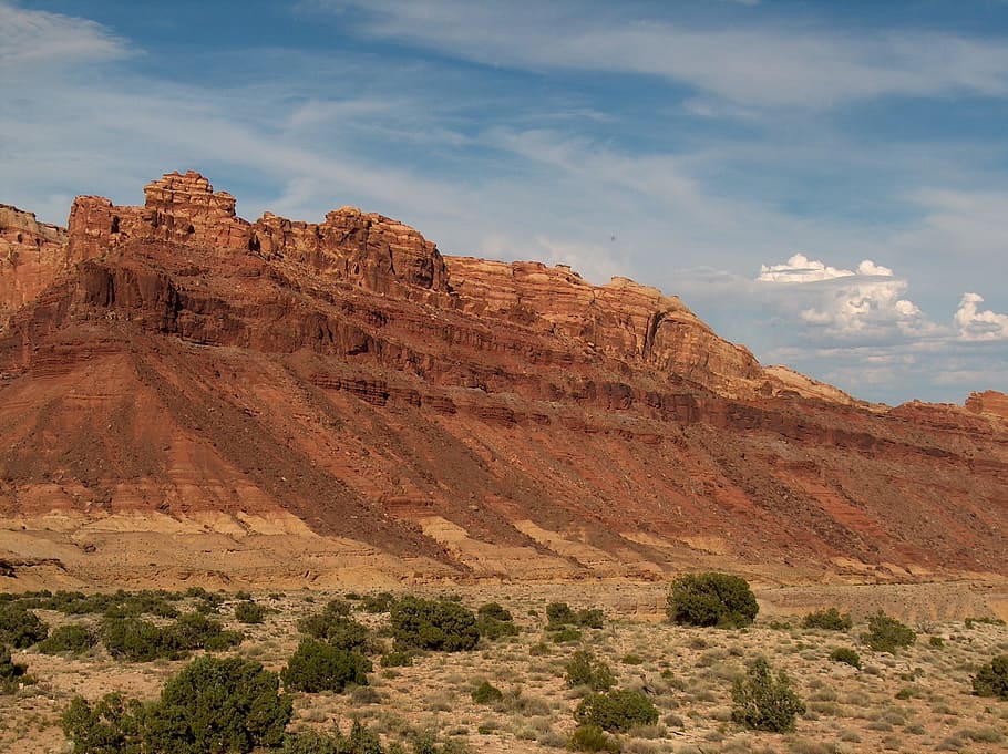 Utah, Mountains, Scenic, Red Rocks, Usa, landscape, desert HD wallpaper