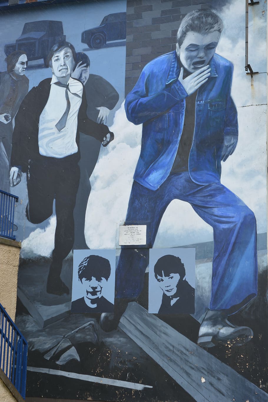 architecture, human, policy, mural, war, ireland, derry, real people HD wallpaper