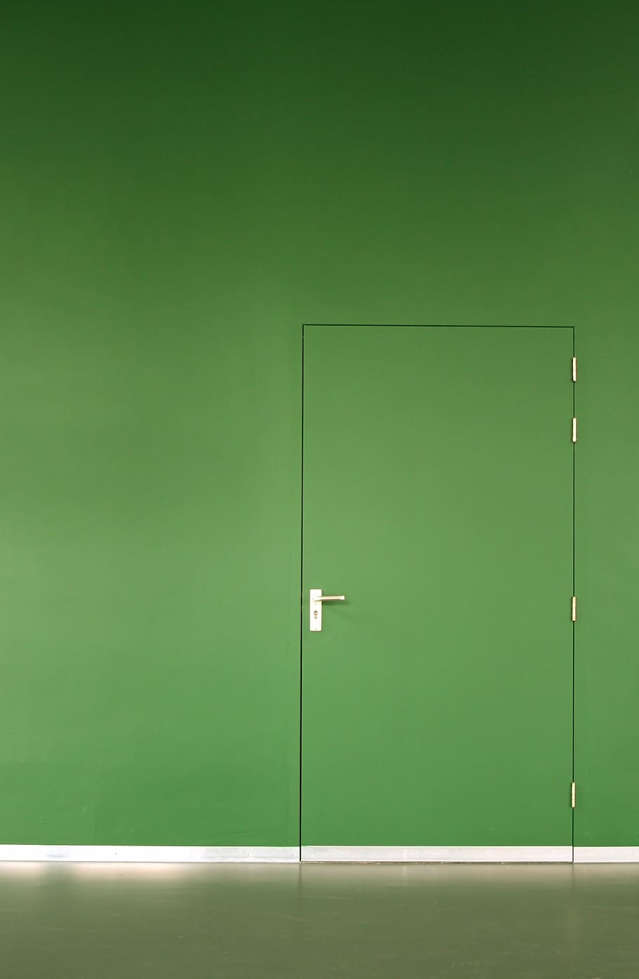 door, green, basic, green color, copy space, indoors, no people HD wallpaper
