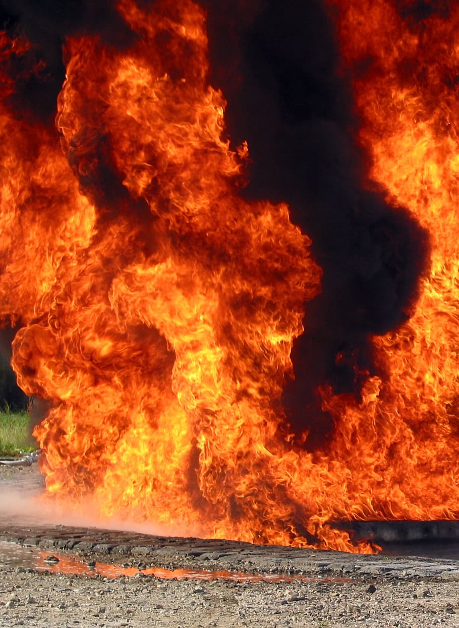 fire, flame, color, smoke, heat, burning, fire - natural phenomenon HD wallpaper