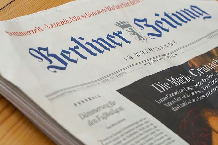 german, newspaper, berliner, text, western script, communication HD wallpaper