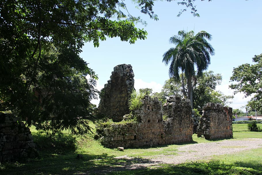 panama, ruins, old architecture, history, famous Place, ancient HD wallpaper
