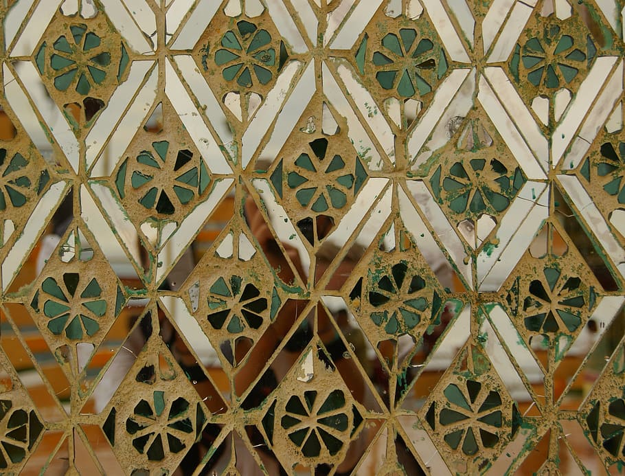 Pattern, Kaleidoscope, Mirror, Tiles, kaleidoscopic, geometrical HD wallpaper