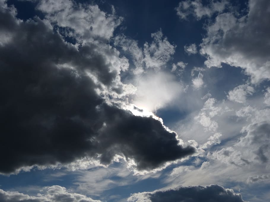 Cloud, Nature, Mood, clouded sky, beautiful, dark clouds, cumulus clouds HD wallpaper