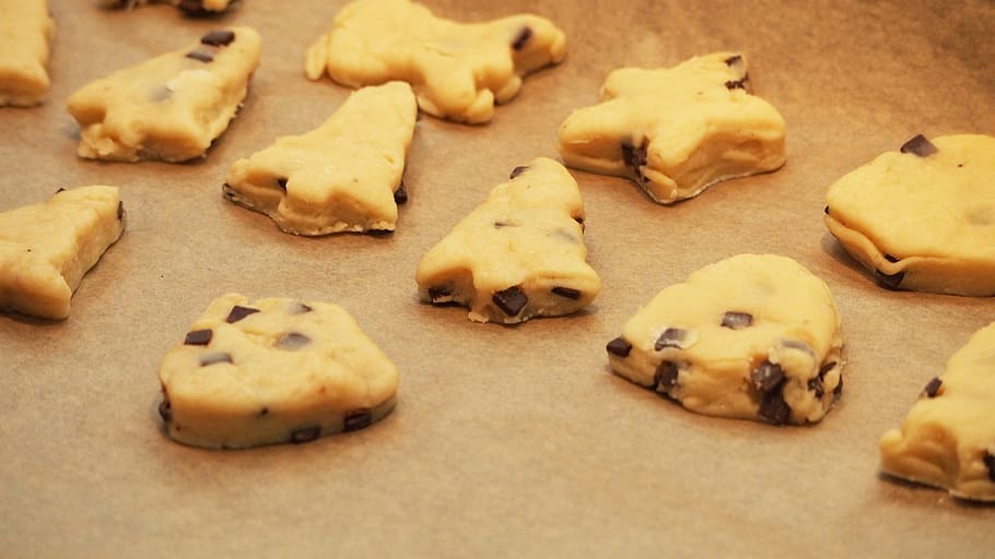 bake, cookie, dough, ingredients, pastries, christmas cookies HD wallpaper