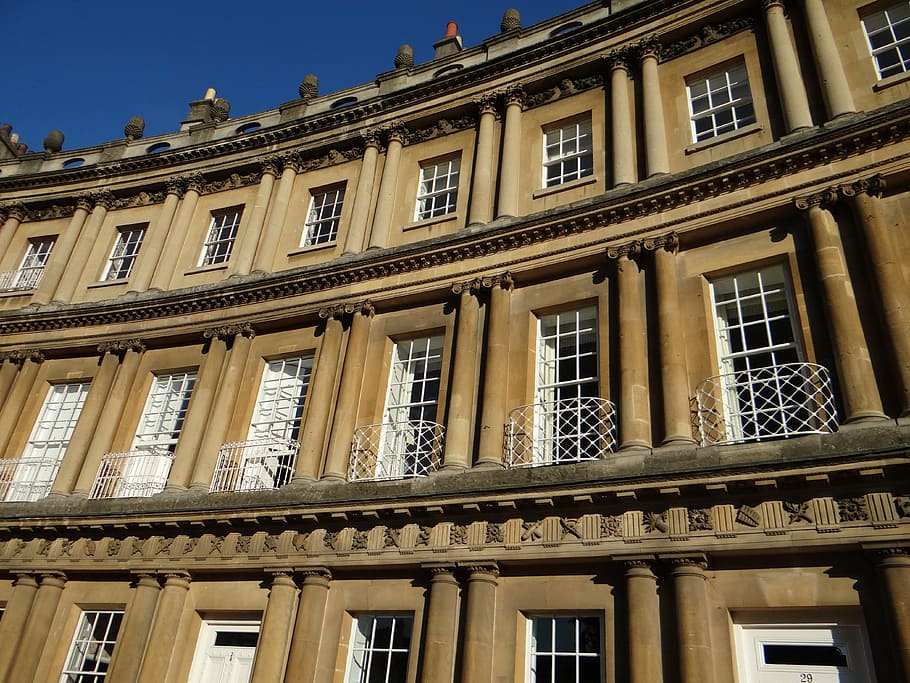 bath, home, bowever, facade, terraced houses, england, city HD wallpaper