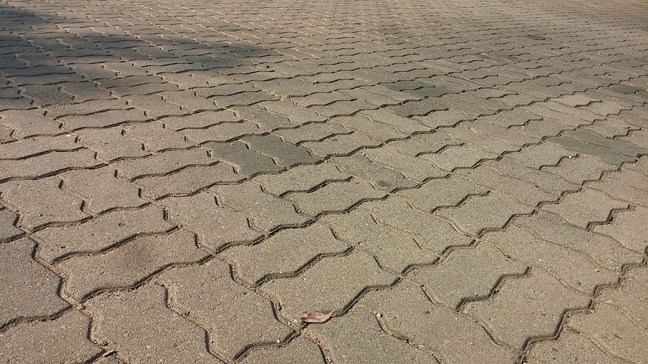 tile floor, brick, stone, sidewalk, pattern, land, backgrounds HD wallpaper