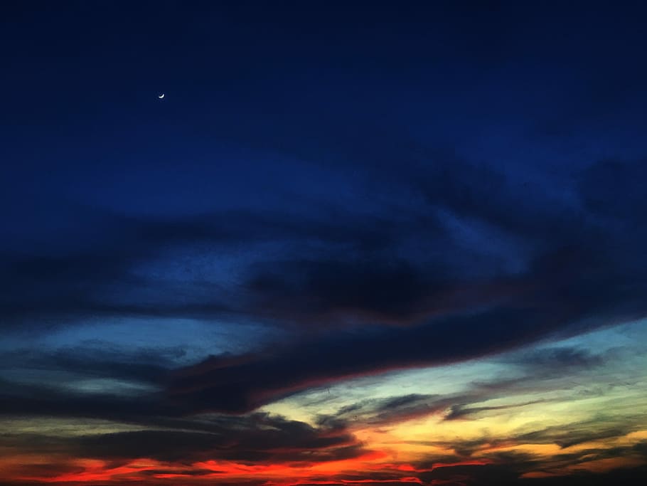 Sunset, Nishishita, tired bird returning home, dramatic sky, cloud - sky, HD wallpaper