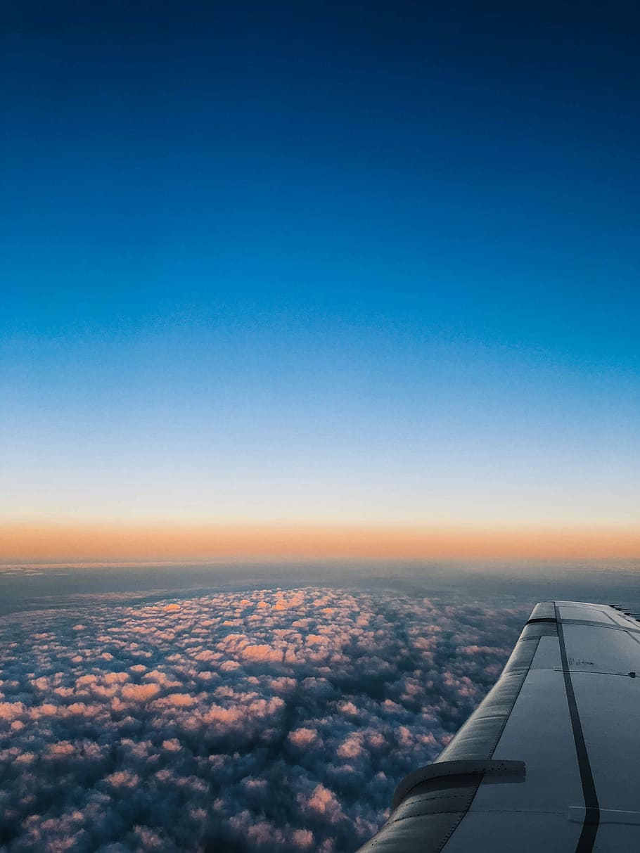 plane flying on top of white clouds, photo of clouds taken from inside an airplane, HD wallpaper