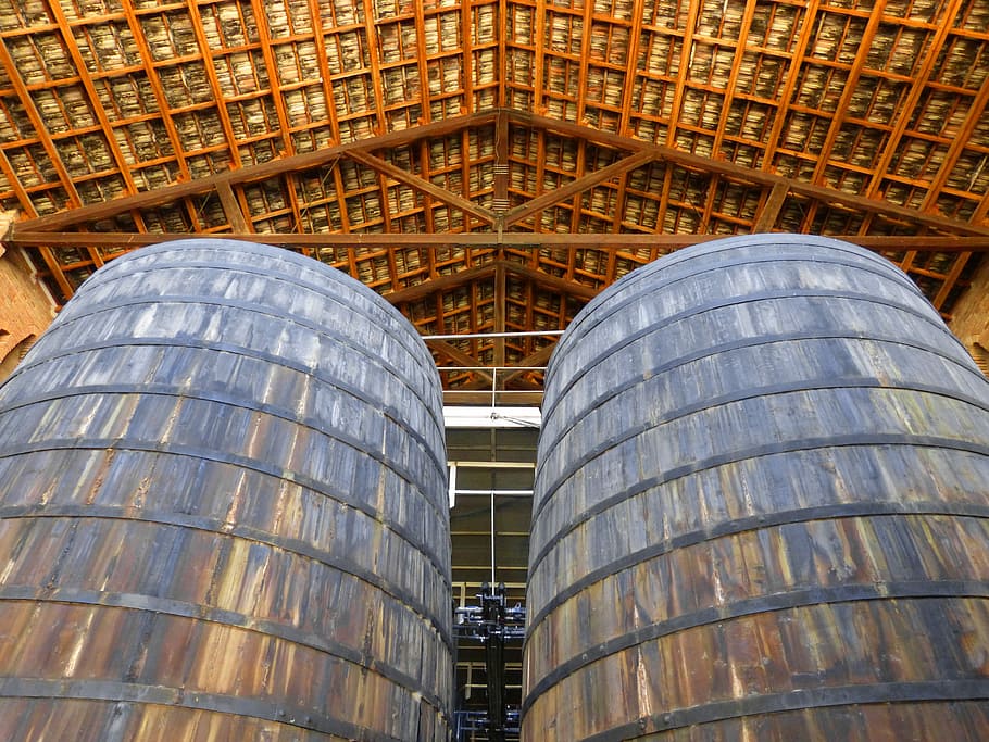 Winery, Old, Wine Production, Casks, viticulture, falset, celler HD wallpaper