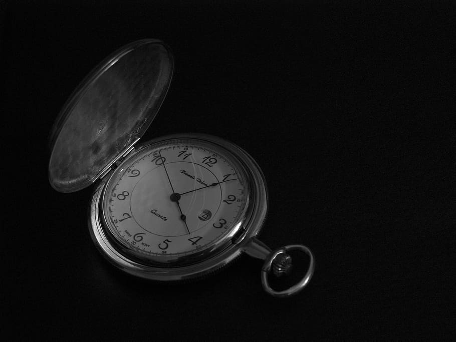 pocket watch, hour s, time, clock, indoors, instrument of time, HD wallpaper