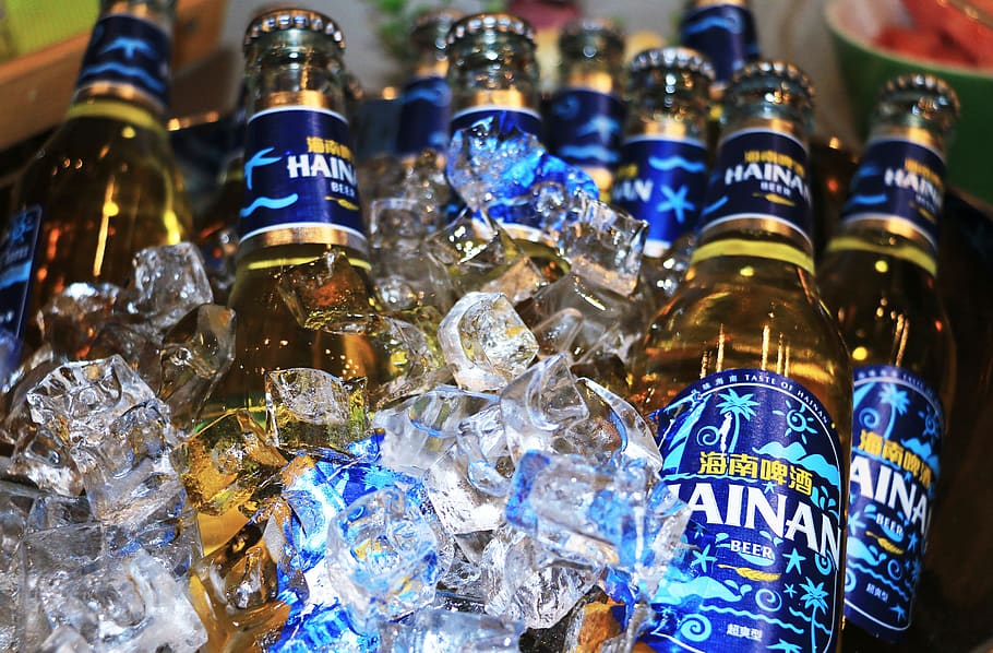 beer, bottle, container, glass - material, close-up, no people HD wallpaper